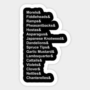 Geeky Ontario Spring Foraging Sticker